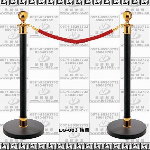 供应黑金头栏杆座、隔离带、移动护栏、LG-003